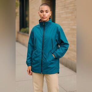 New Balance Lightweight Windbreaker Multi Pockets Zipper Sides Women Size XS